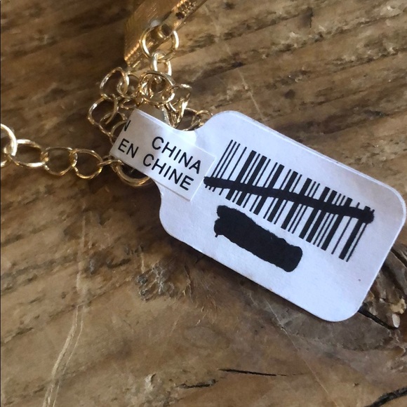 NEW Free People Gold Opal chain layered necklace - Picture 7 of 7